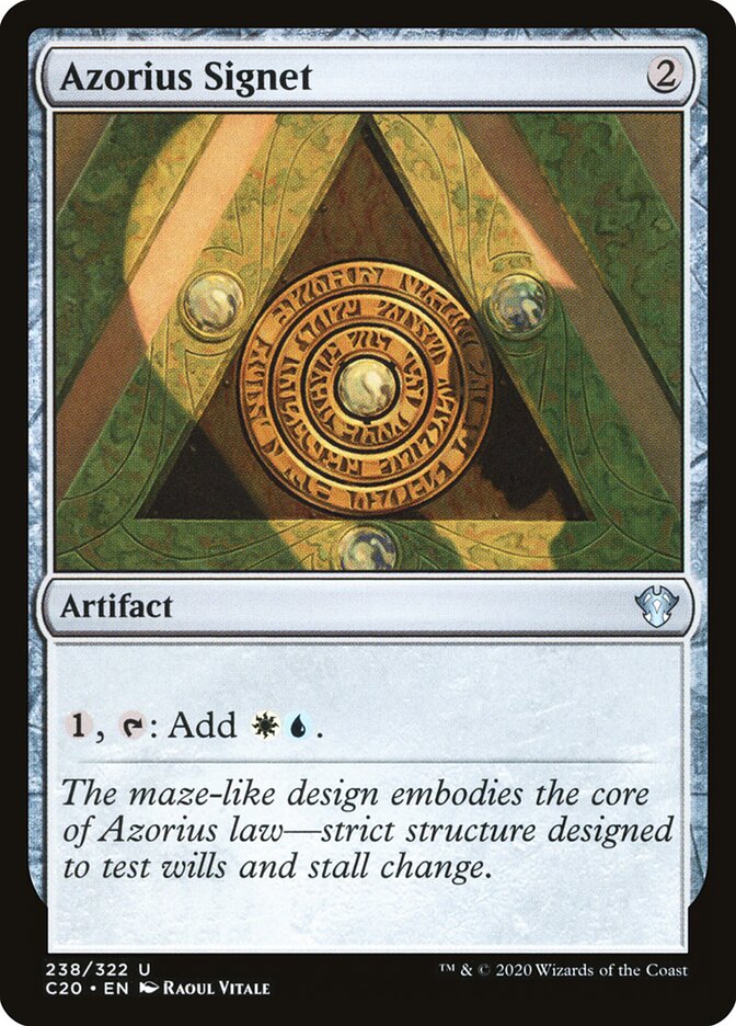 Azorius Signet - Commander 2020 238