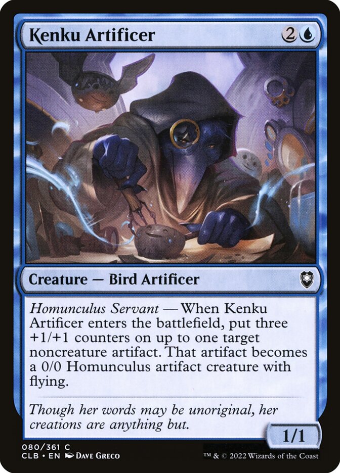 Kenku Artificer - CLB 80 (Foil)