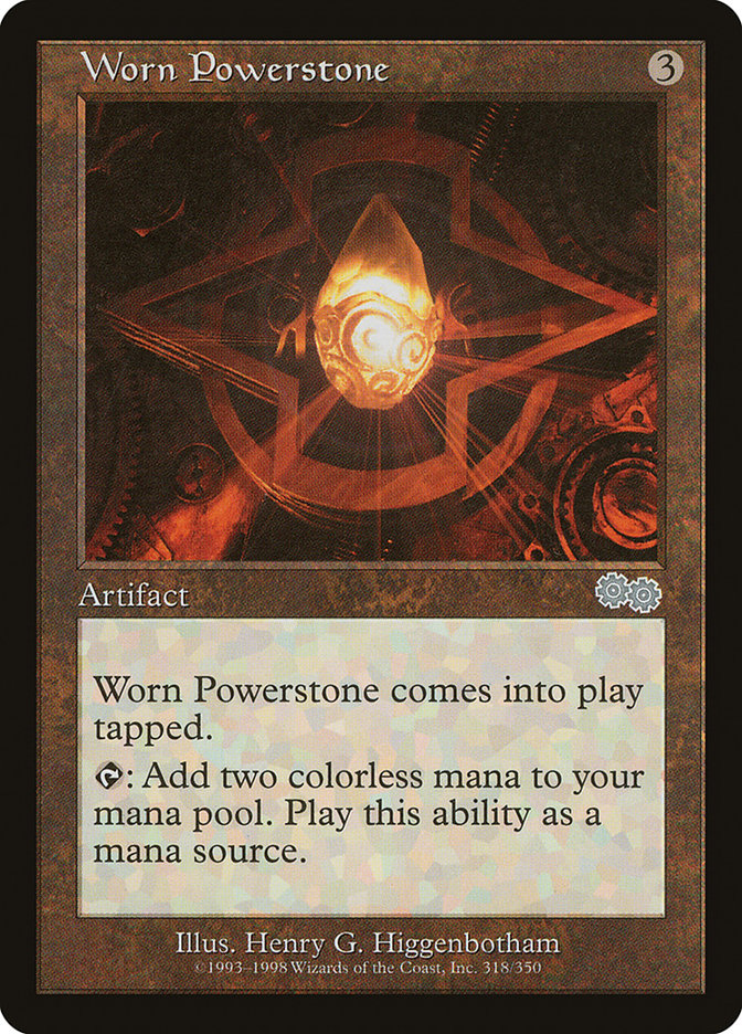 Worn Powerstone - Urza's Saga 318