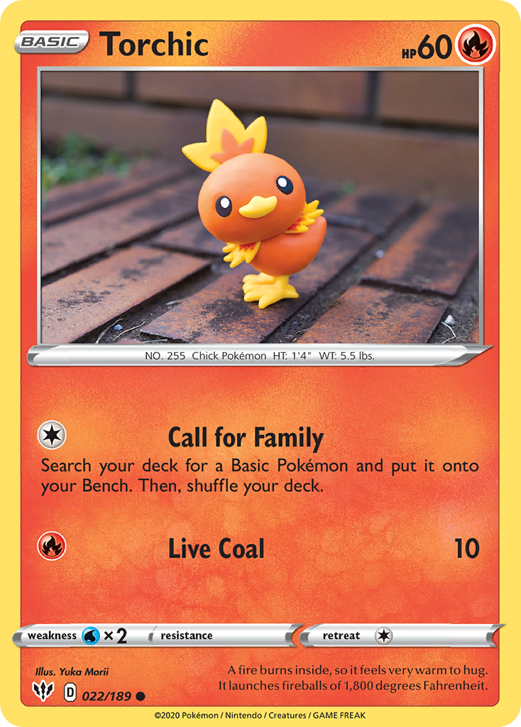 Torchic - Darkness Ablaze 022/189 - Near Mint