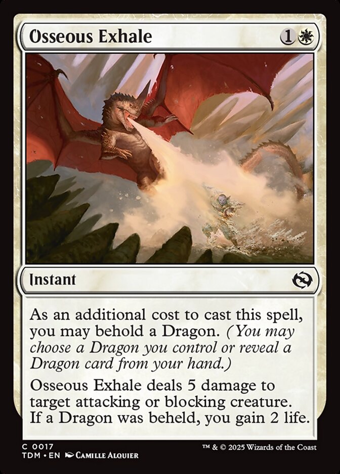 Osseous Exhale - Tarkir: Dragonstorm 17