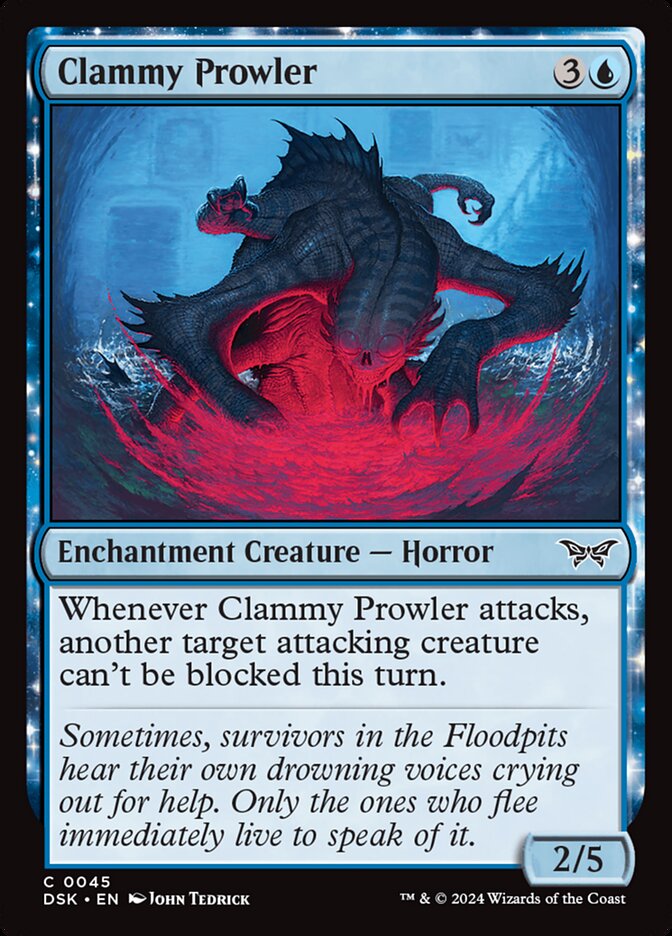 Clammy Prowler - Duskmourn: House of Horror 45 (Foil)