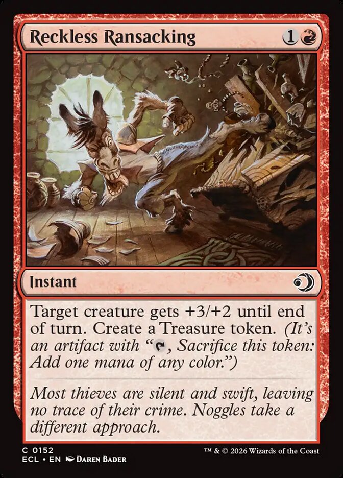 Reckless Ransacking - ECL 152 (Foil)