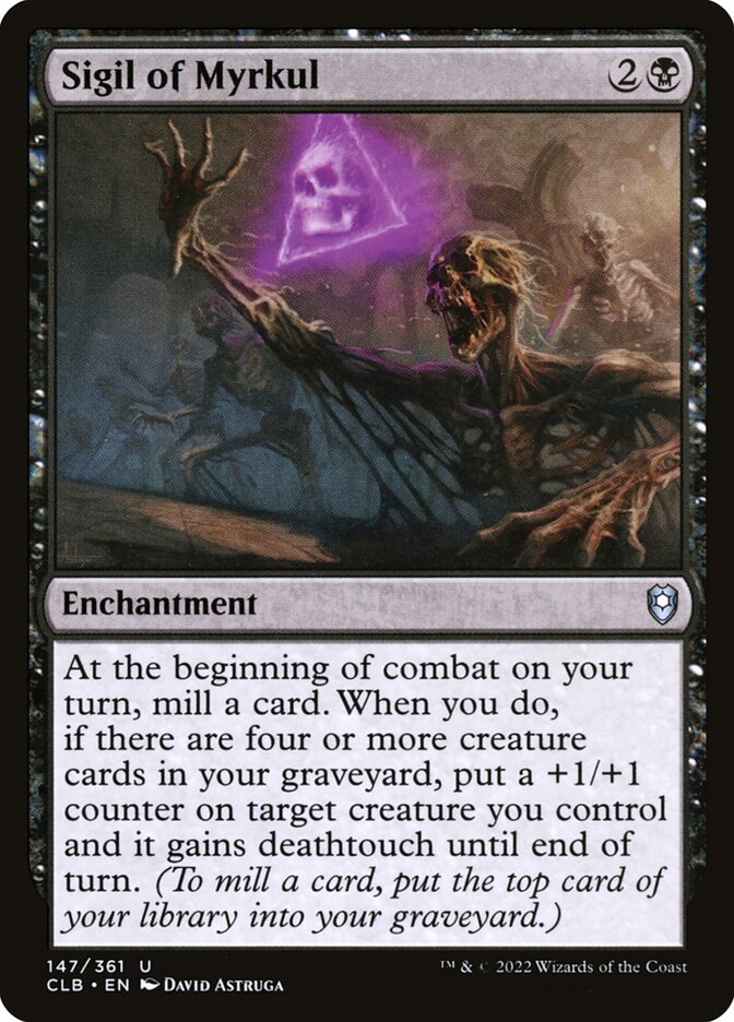 Sigil of Myrkul - Commander Legends: Battle for Baldur's Gate 147 (Foil)