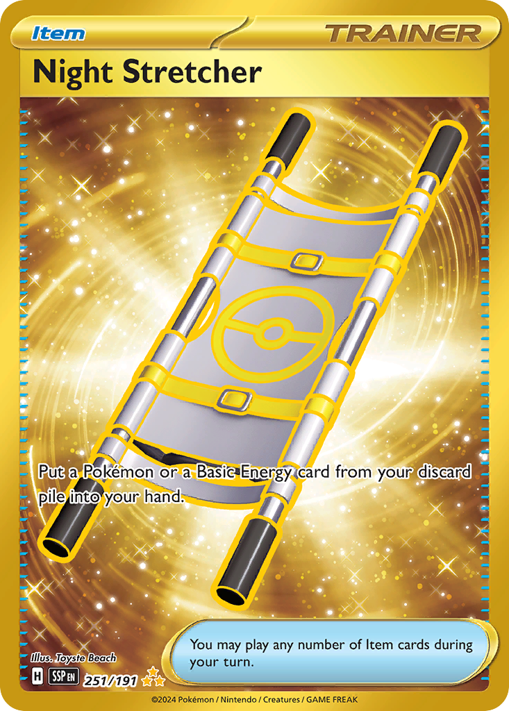 Night Stretcher - Surging Sparks 251/191 (Foil) - Near Mint - Foil