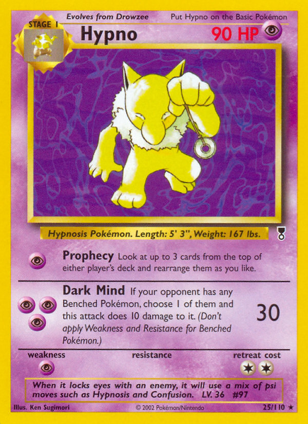 Hypno - Legendary Collection 25 - Lightly Played - Ungraded