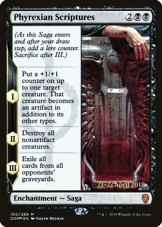 Phyrexian Scriptures - Dominaria Promos 100s (Foil)