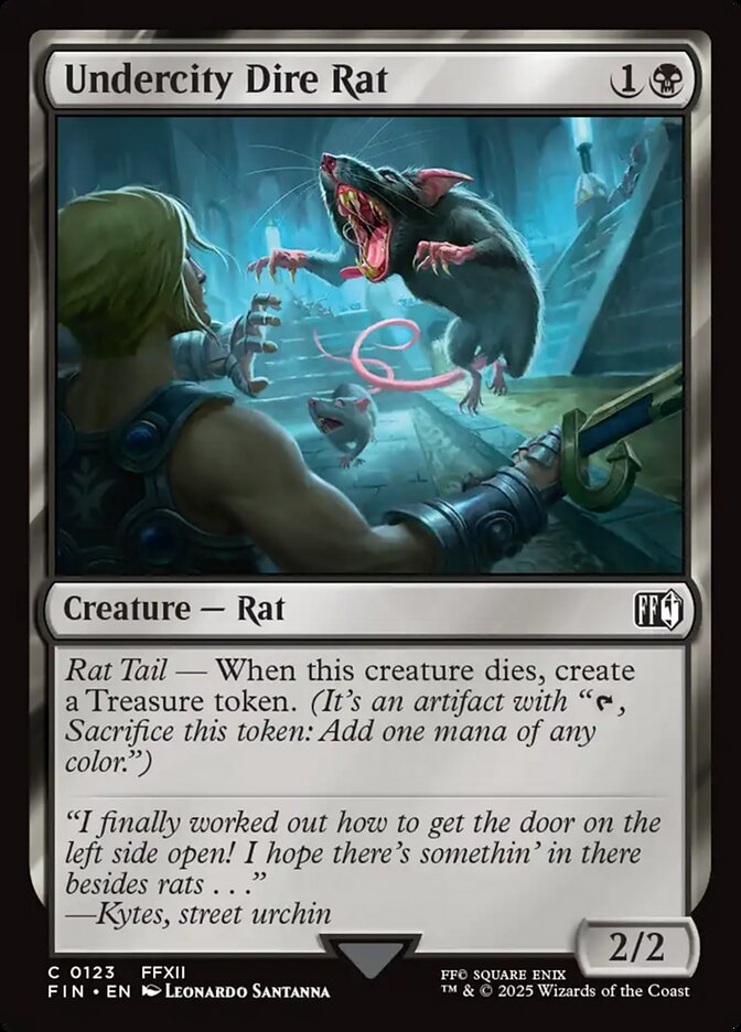Undercity Dire Rat - FINAL FANTASY 123 (Foil)