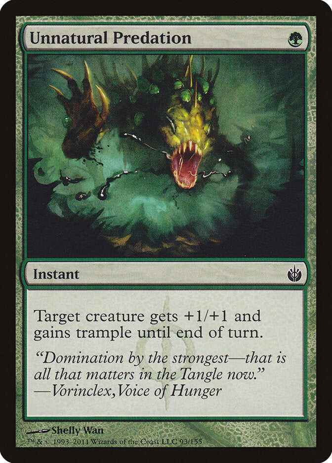 Unnatural Predation - Mirrodin Besieged 93 (Foil)