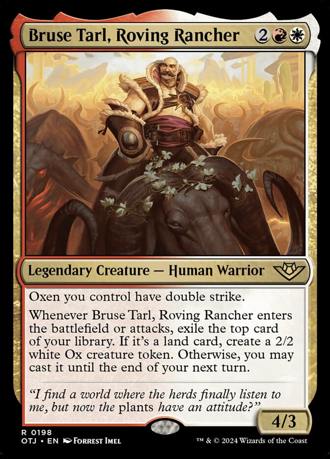 Bruse Tarl, Roving Rancher - OTJ 198