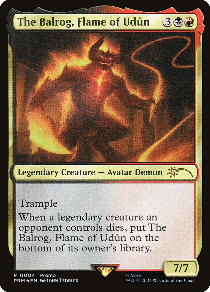 The Balrog, Flame of Udûn - PLTC 4 (Foil)