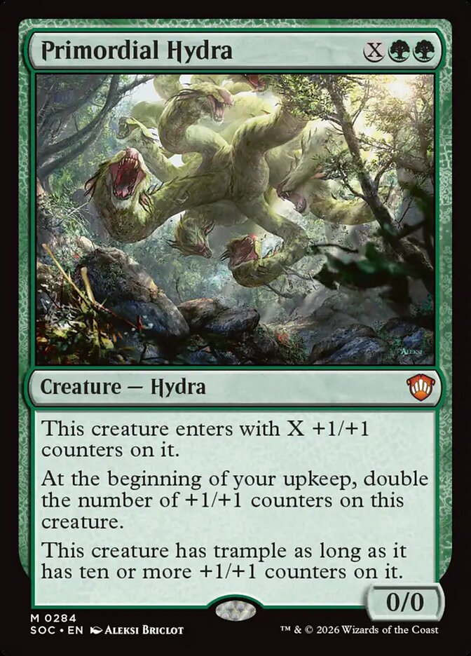 Primordial Hydra - Secrets of Strixhaven Commander 284