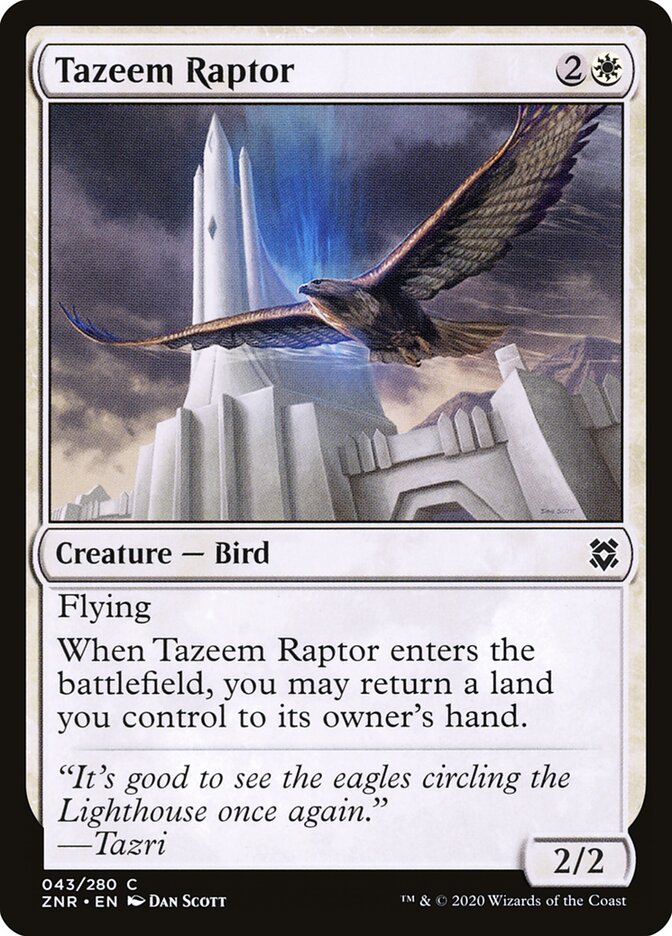 Tazeem Raptor - Zendikar Rising 43