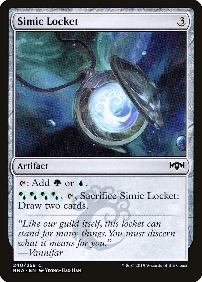 Simic Locket - Ravnica Allegiance 240