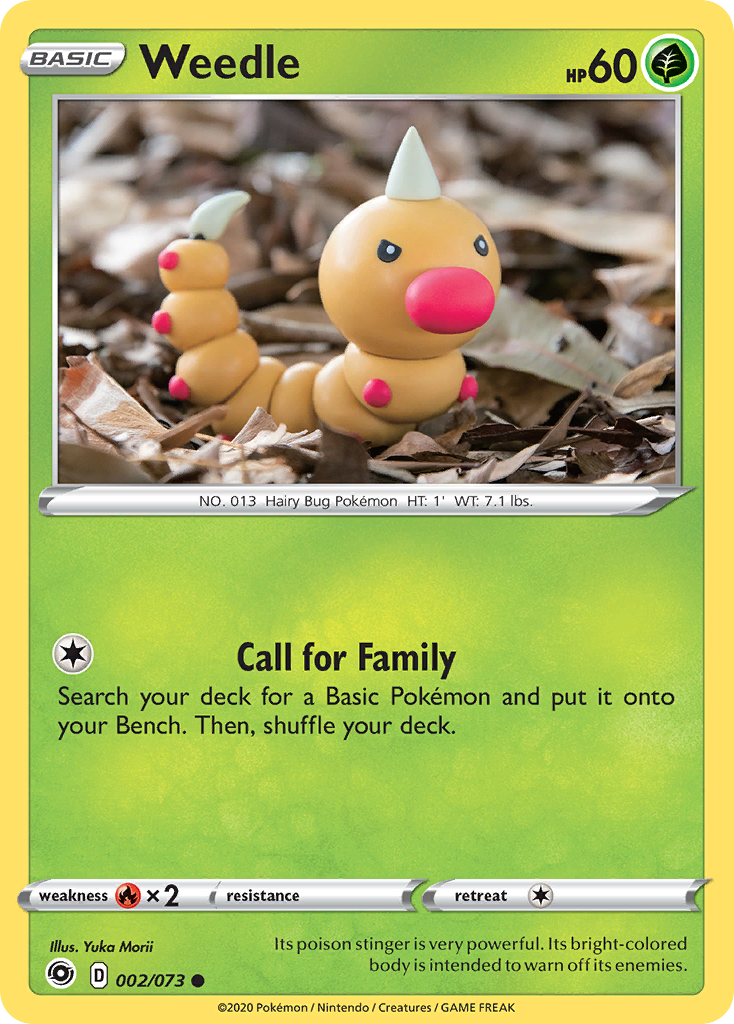 Weedle - Champion's Path 02/73 - Near Mint
