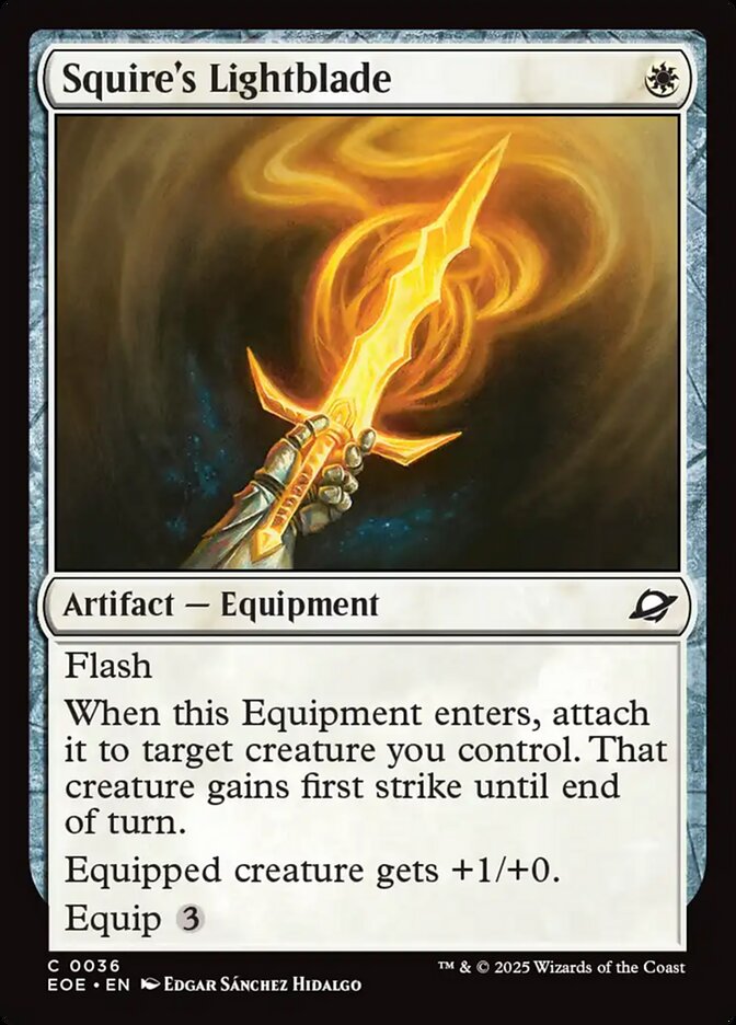 Squire's Lightblade - Edge of Eternities 36