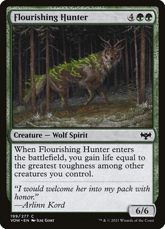 Flourishing Hunter - Innistrad: Crimson Vow 199