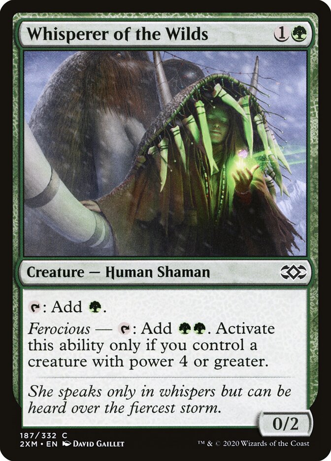 Whisperer of the Wilds - Double Masters 187 (Foil)