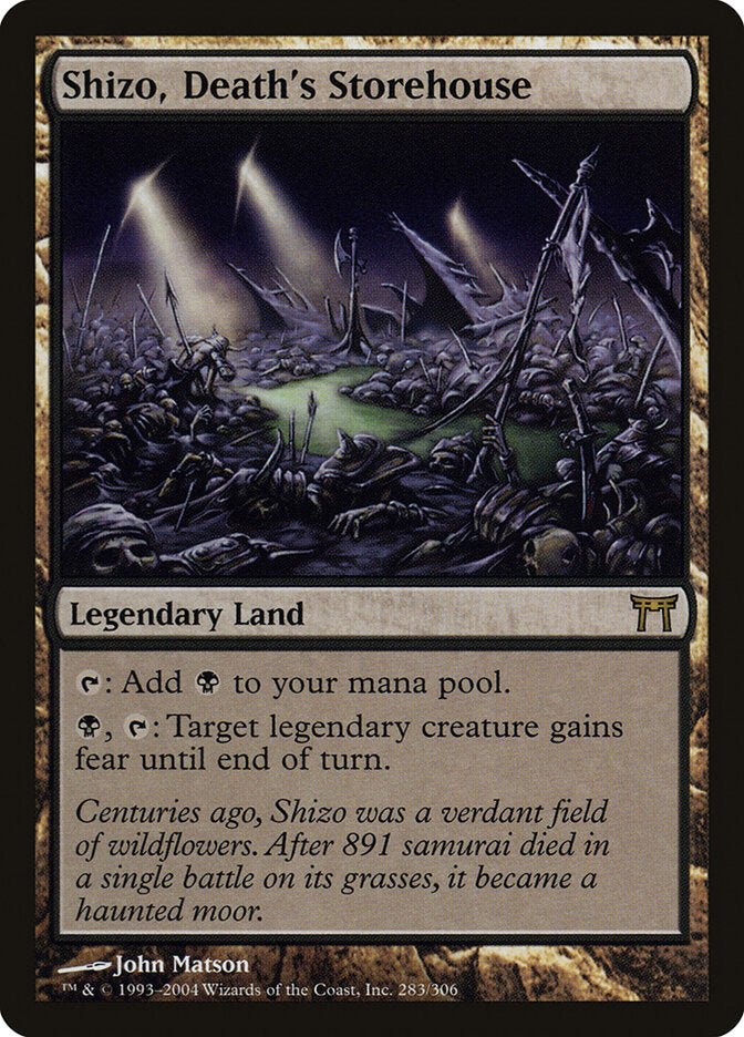 Shizo, Death's Storehouse - Champions of Kamigawa 283 (Foil)