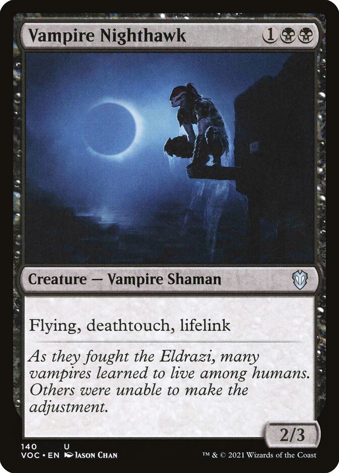 Vampire Nighthawk - Crimson Vow Commander 140
