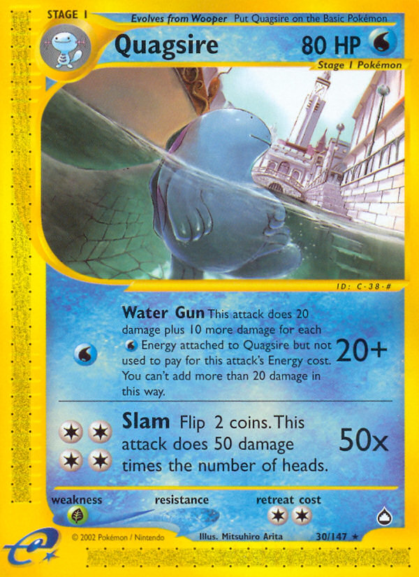 Quagsire - Aquapolis 30 - Near Mint