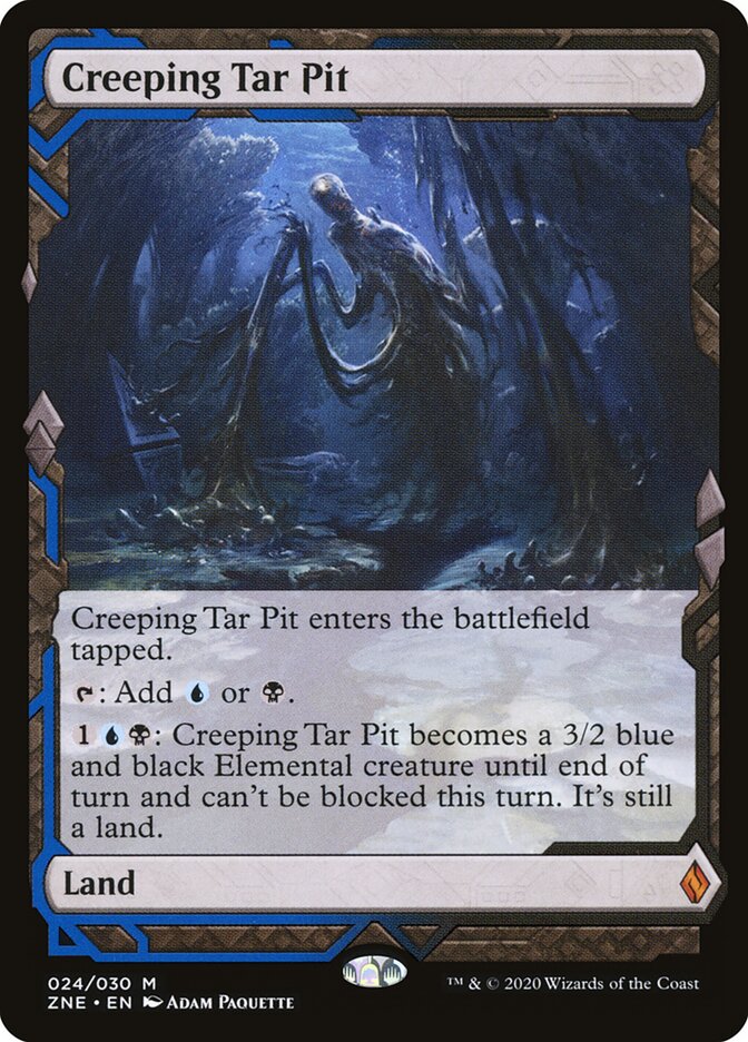 Creeping Tar Pit - Zendikar Rising Expeditions 24