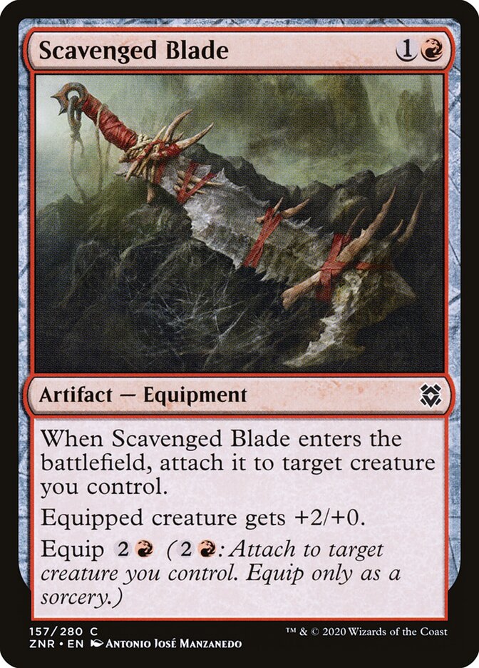 Scavenged Blade - Zendikar Rising 157 (Foil)