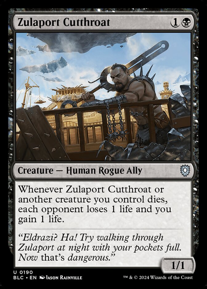 Zulaport Cutthroat - BLC 190