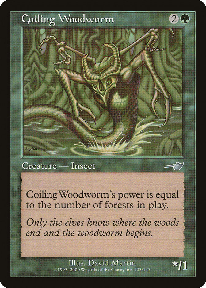 Coiling Woodworm - NEM 103