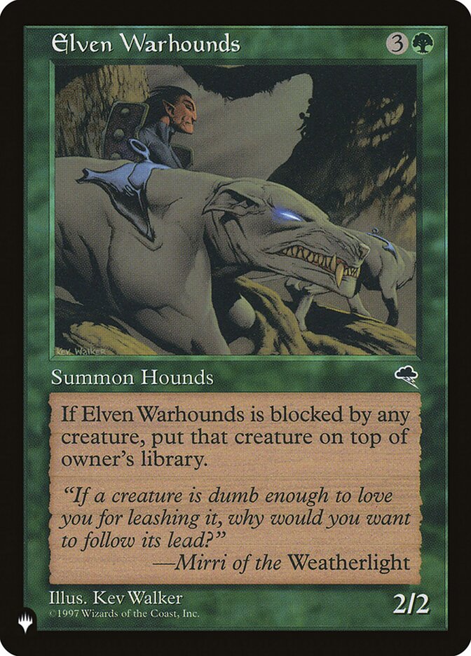 Elven Warhounds - PLST TMP-225