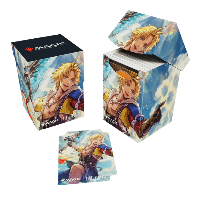 final fantasy mtg set box Deckbox: PRO 100+ MTG- Final Fantasy- Tidus, Yuna's Guardian – GameCraft