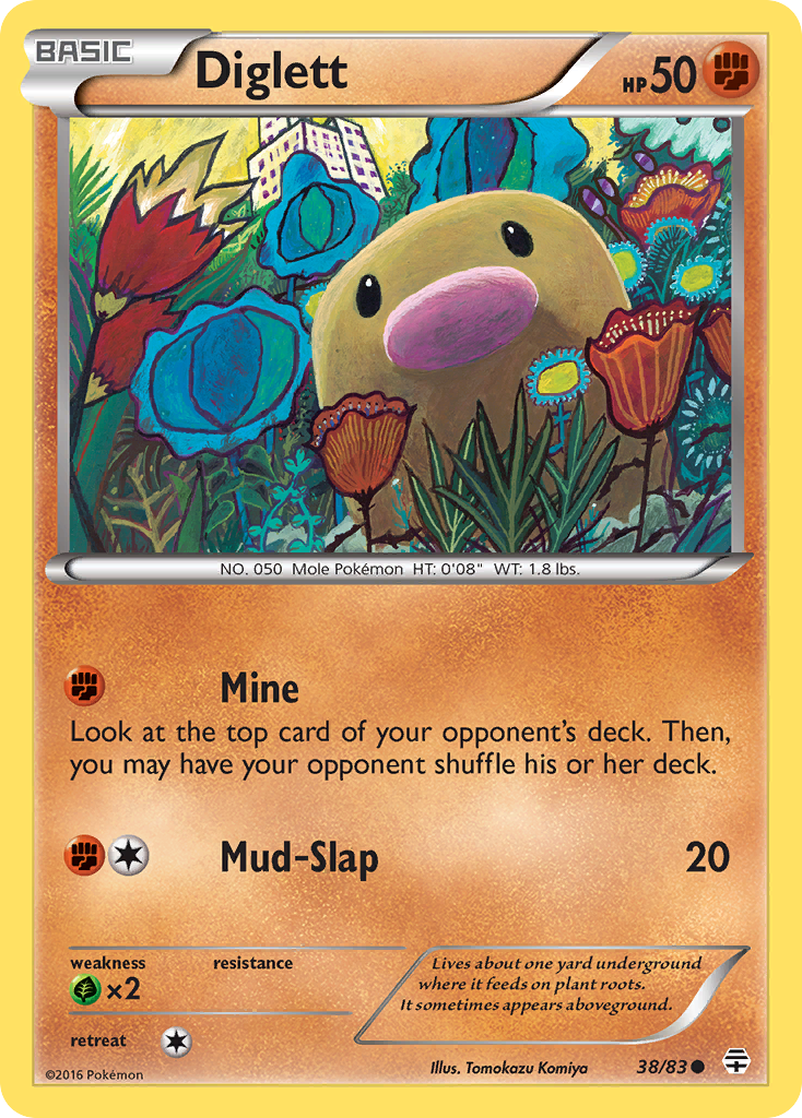 Diglett - Generations 38 - Near Mint