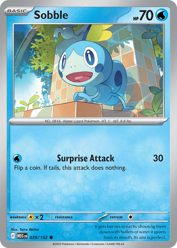 Sobble - Mega Evolution 039/132 (Foil) - Near Mint