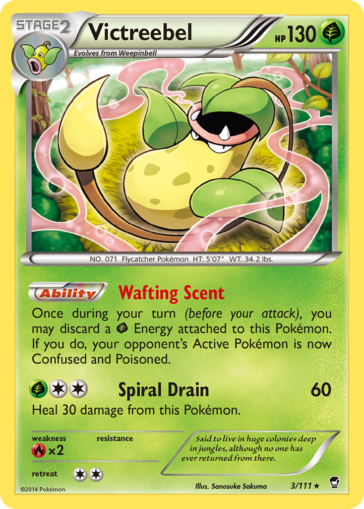 Victreebel - Furious Fists 3 (Foil) - Lightly Played