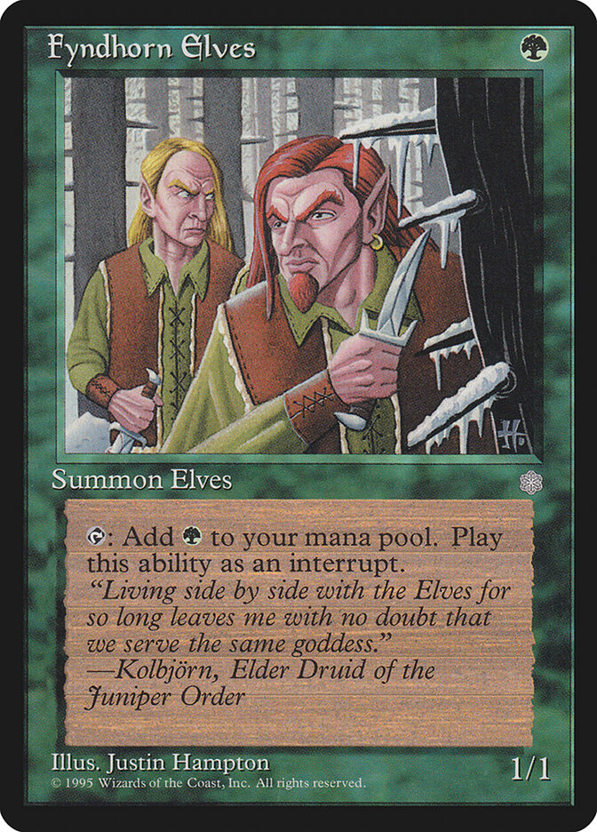 Fyndhorn Elves - Ice Age 244