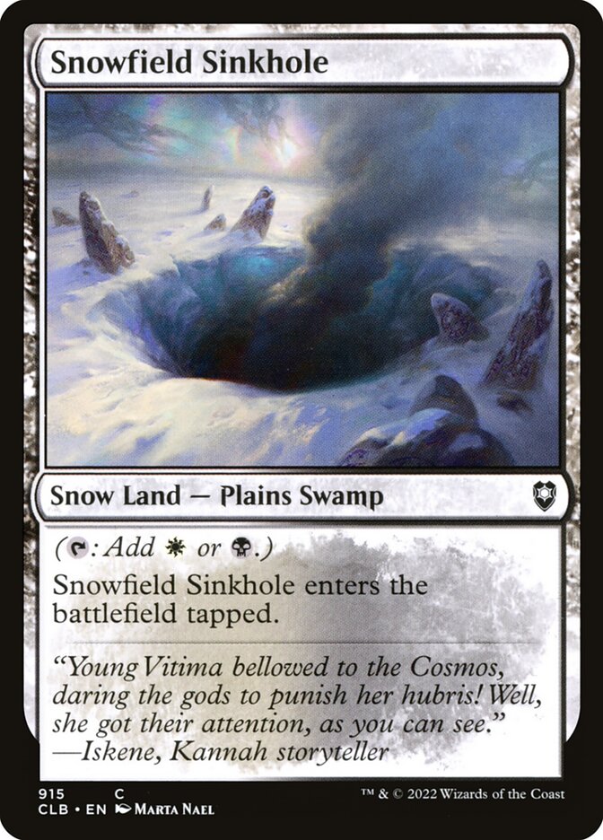 Snowfield Sinkhole - CLB 915