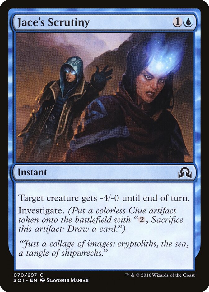 Jace's Scrutiny - Shadows over Innistrad 70 (Foil)