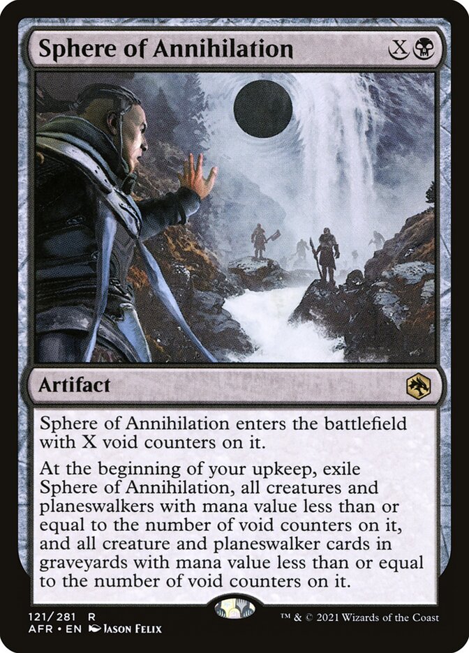 Sphere of Annihilation - AFR 121
