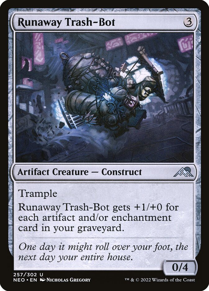 Runaway Trash-Bot - Kamigawa: Neon Dynasty 257 (Foil)