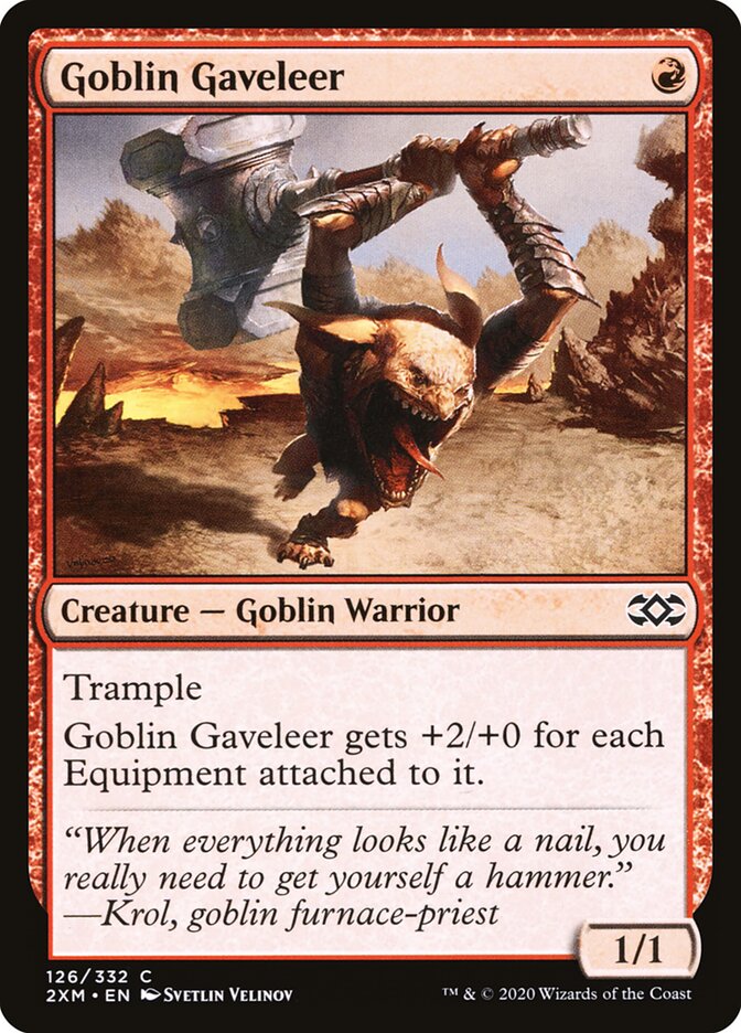 Goblin Gaveleer - Double Masters 126 (Foil)