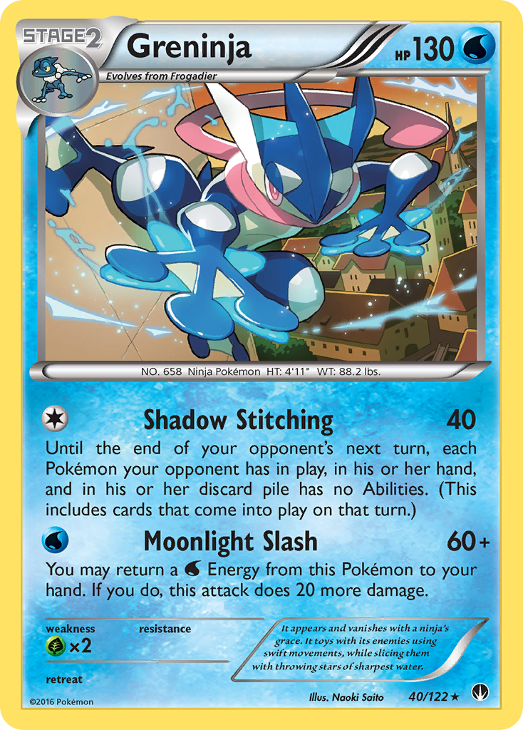 Greninja - BREAKpoint 40 - Lightly Played