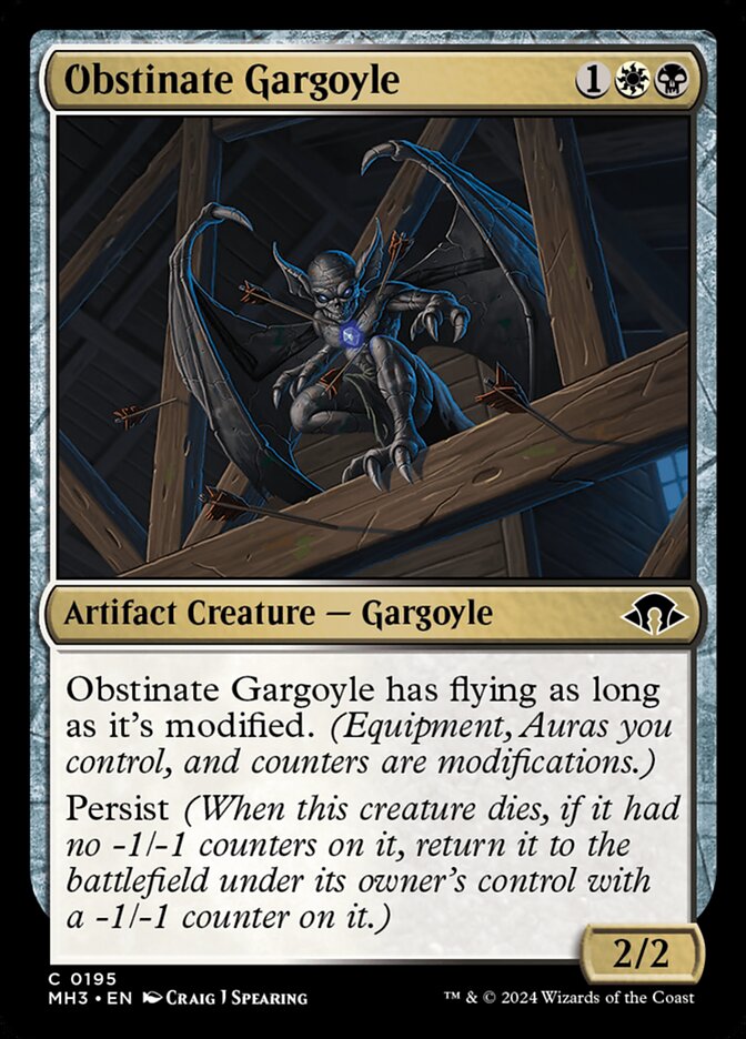 Obstinate Gargoyle - Modern Horizons 3 195