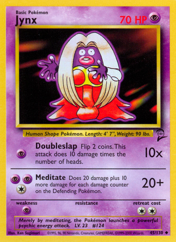 Jynx - Base Set 2 45 - Near Mint