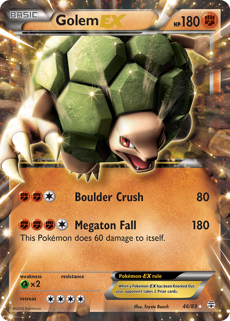 Golem EX - Generations 46 (Foil) - Near Mint