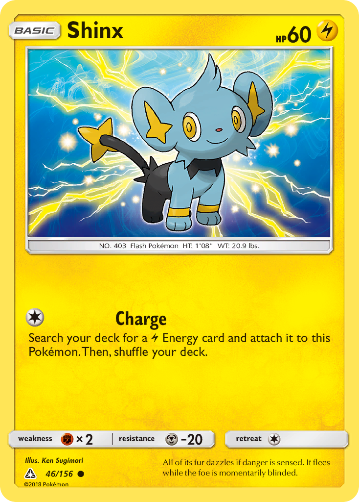 Shinx (46) - Ultra Prism 46/156 - Near Mint