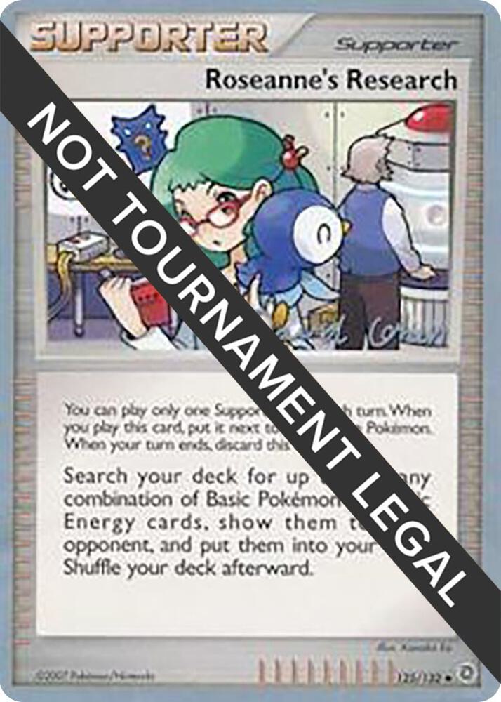 Roseanne's Research (David Cohen) - World Championship Decks 125/132 - Near Mint