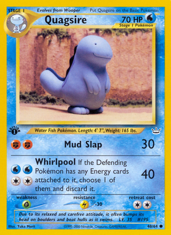 Quagsire - Neo Revelation 48 (Unlimited) - Lightly Played