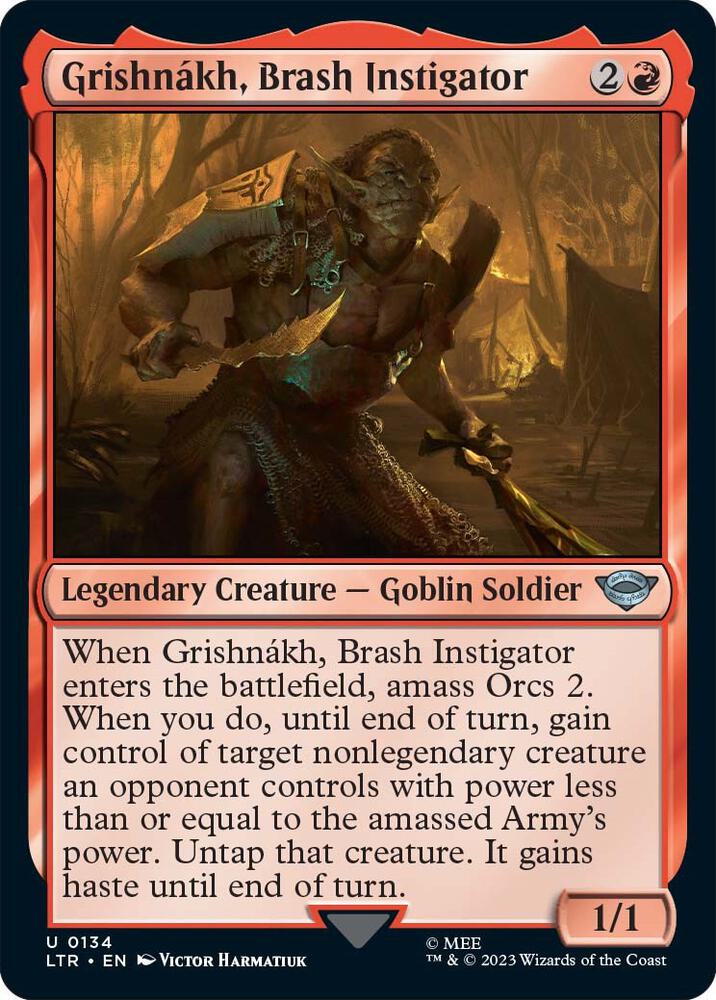 Grishnakh, Brash Instigator - Universes Beyond: The Lord of the Rings: Tales of Middle-earth 134