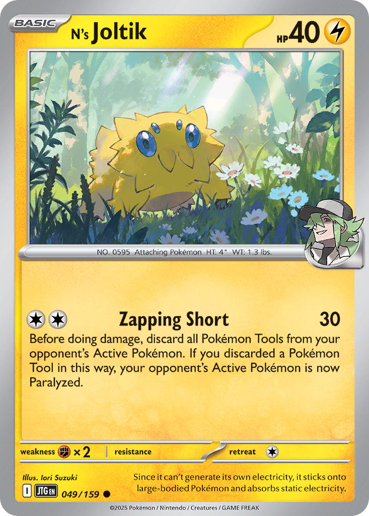 N's Joltik - Journey Together 049/159 - Near Mint