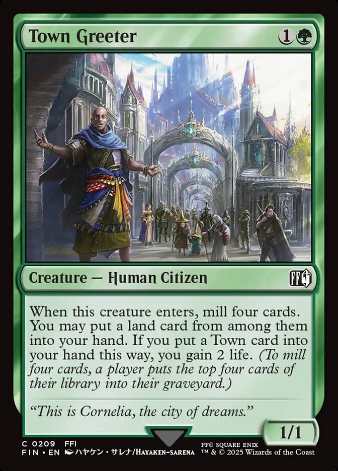 Town Greeter - FIN 209 (Foil)